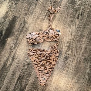 Abercrombie & Fitch Tiger Print Bikini Set